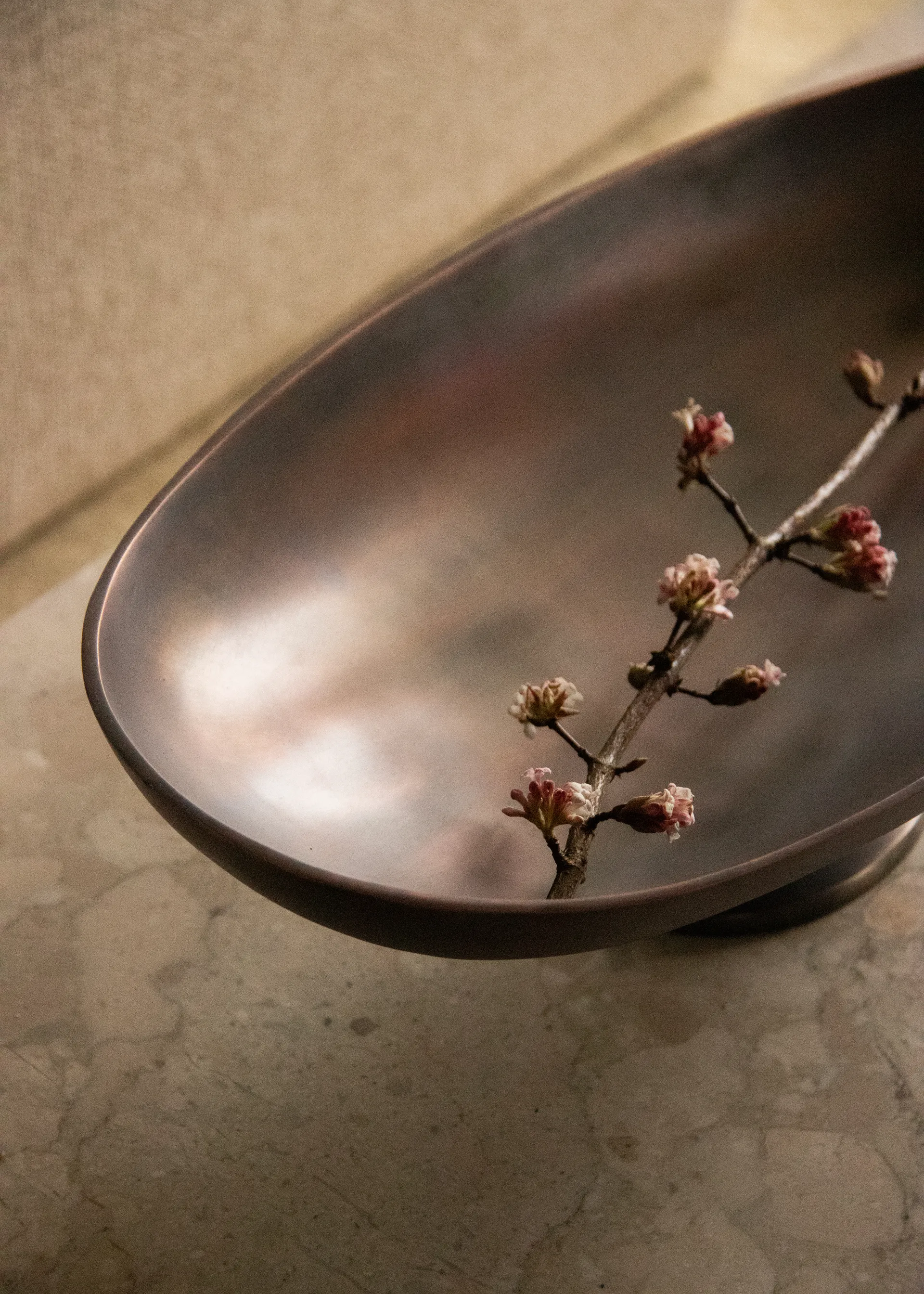 Pavot jalallinen tarjoilulautanen, Ruskea Audo Copenhagen