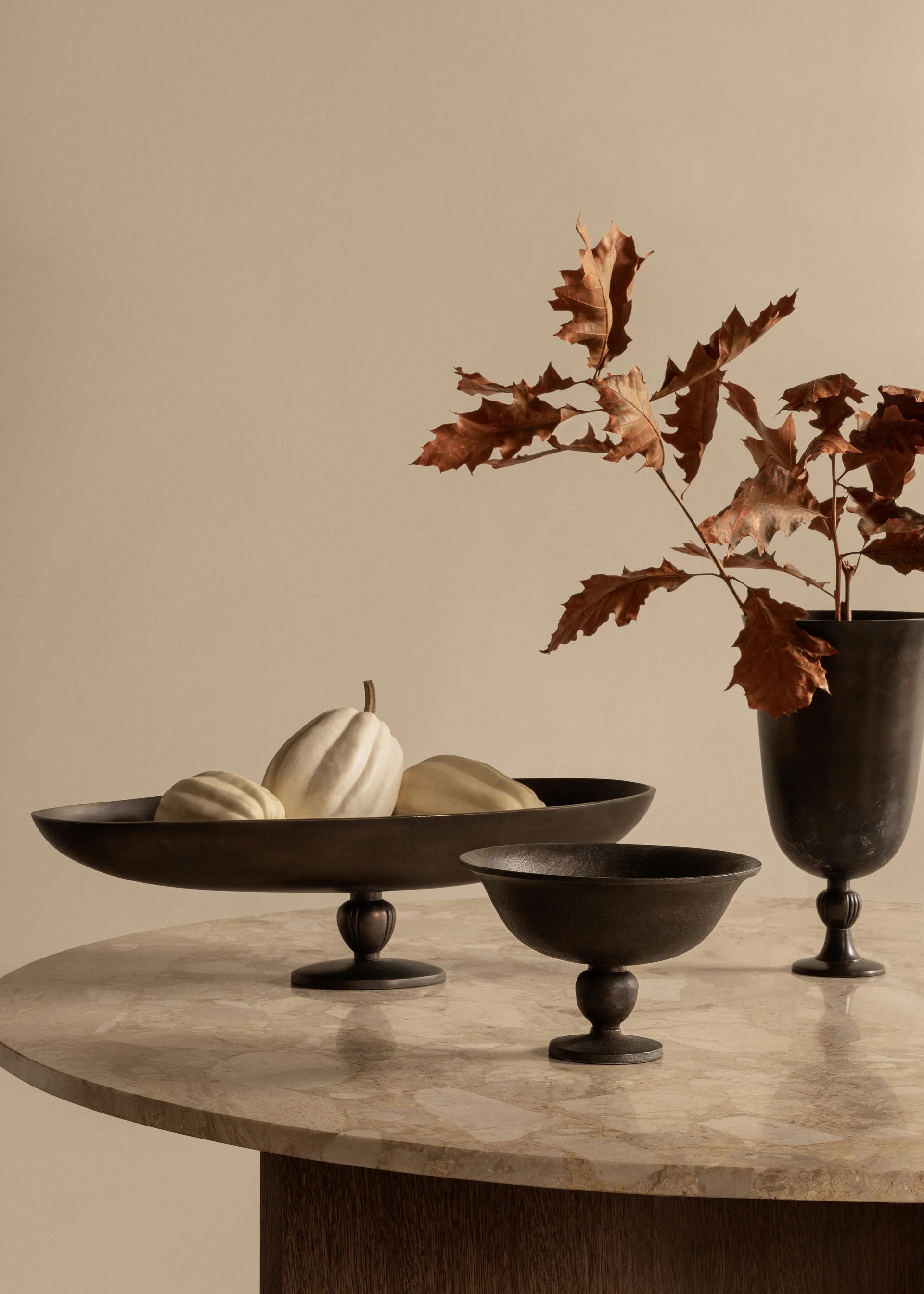 Pavot maljakko, Bronzed aluminium Audo Copenhagen