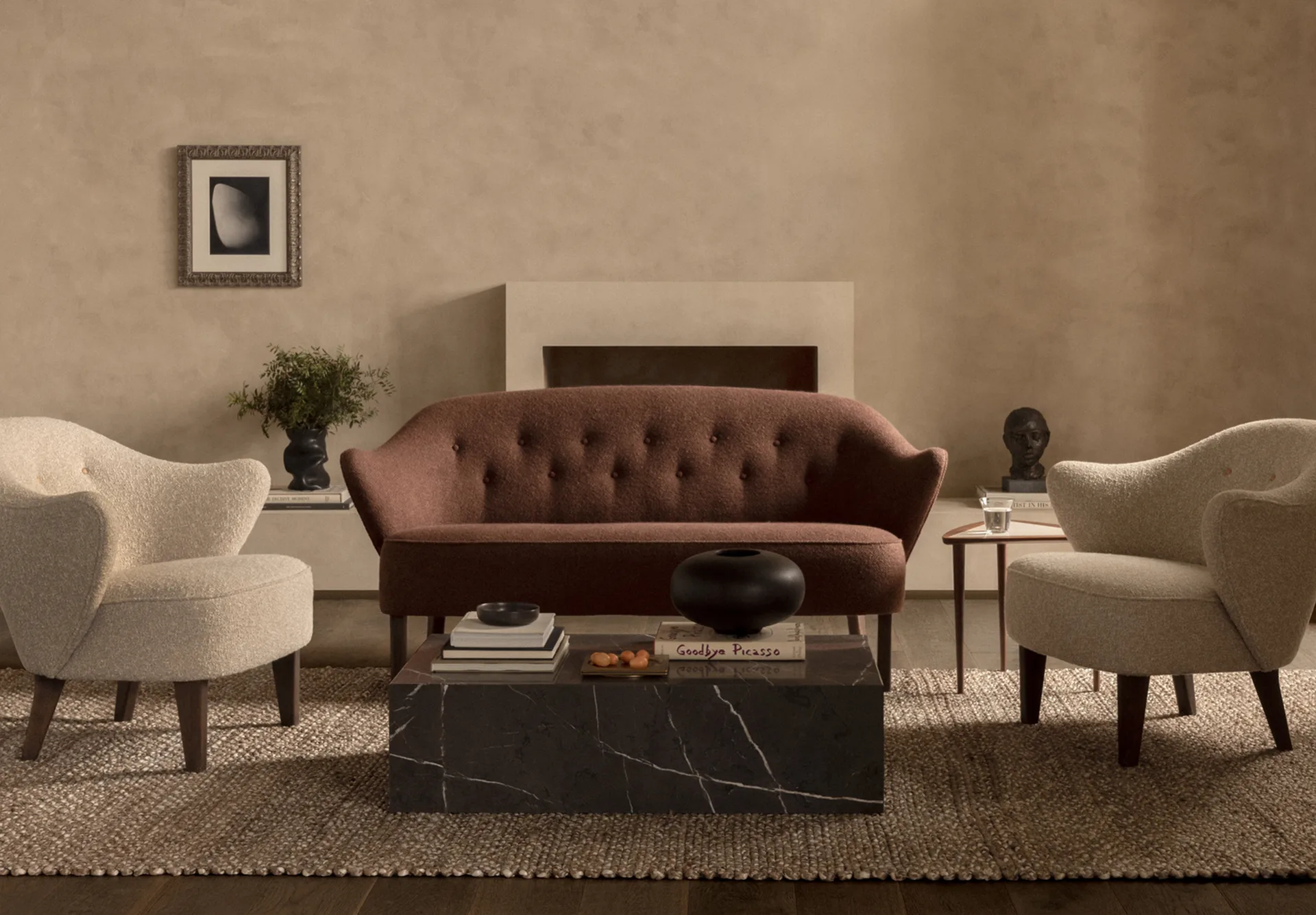 Plinth sohvapöytä, Grey, low Audo Copenhagen