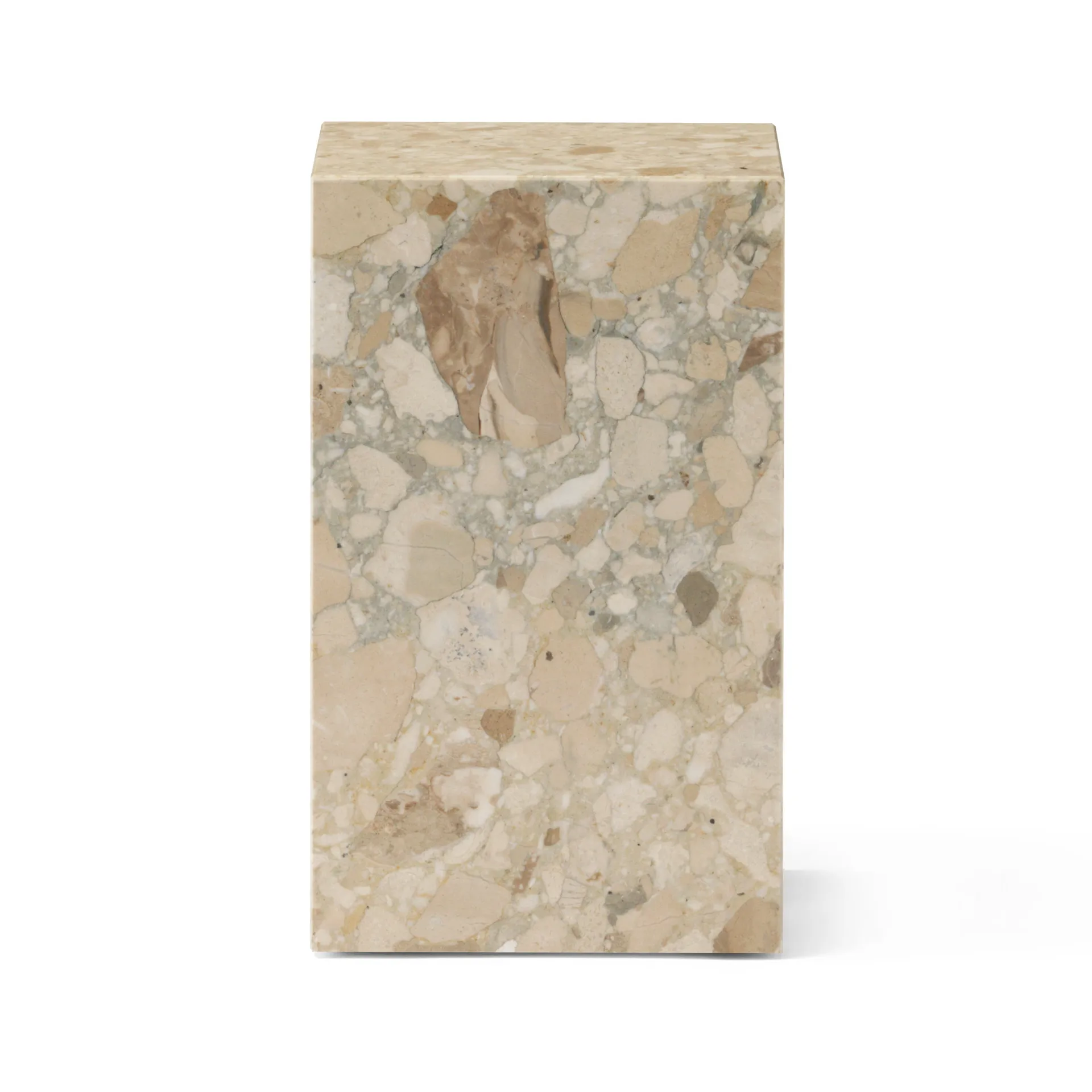 Plinth tall -sivupöytä 30 x 30 x 51 cm, Kunis Breccia Audo Copenhagen