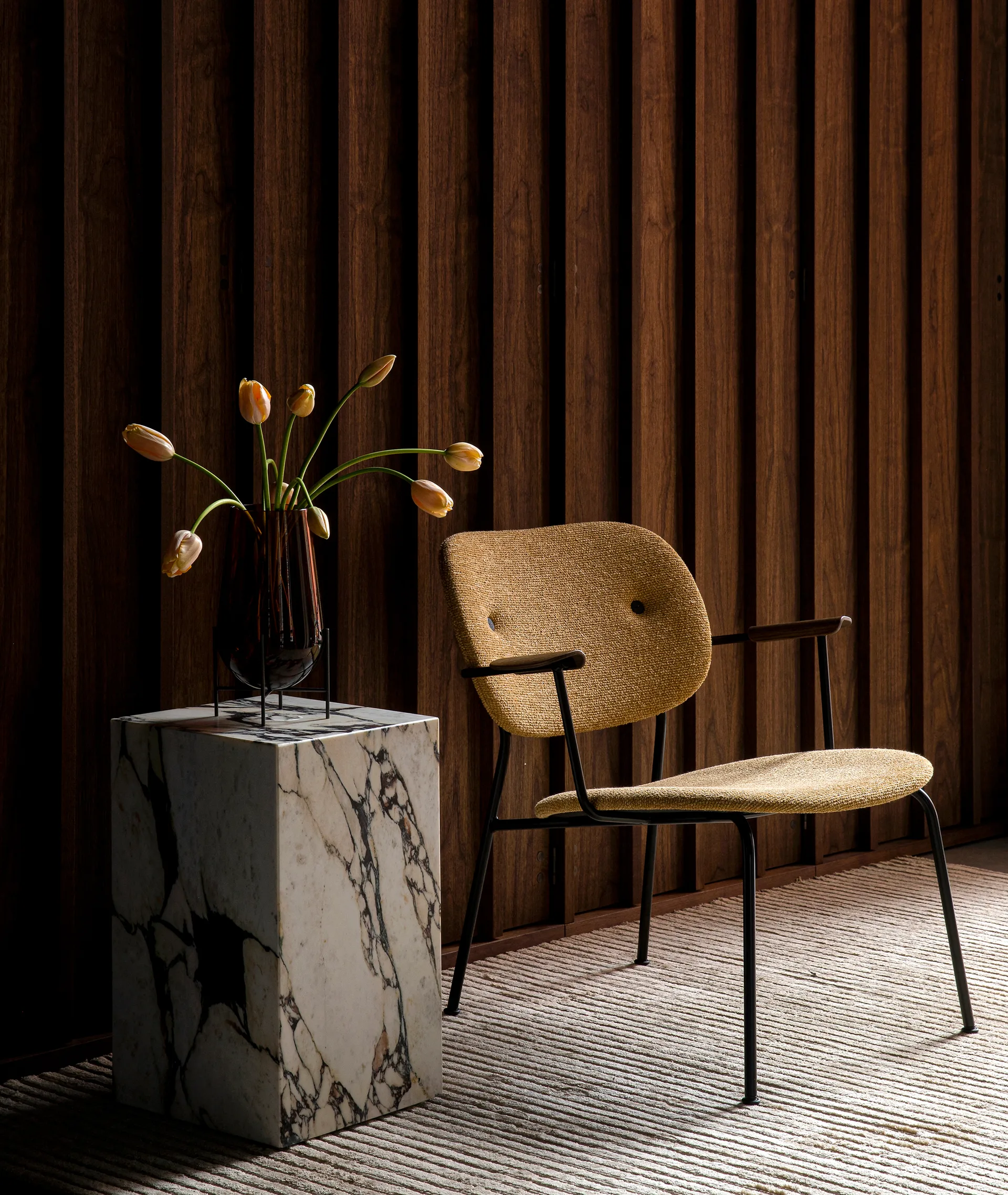 Plinth tall -sivupöytä 30 x 30 x 51 cm, Multi rose Audo Copenhagen