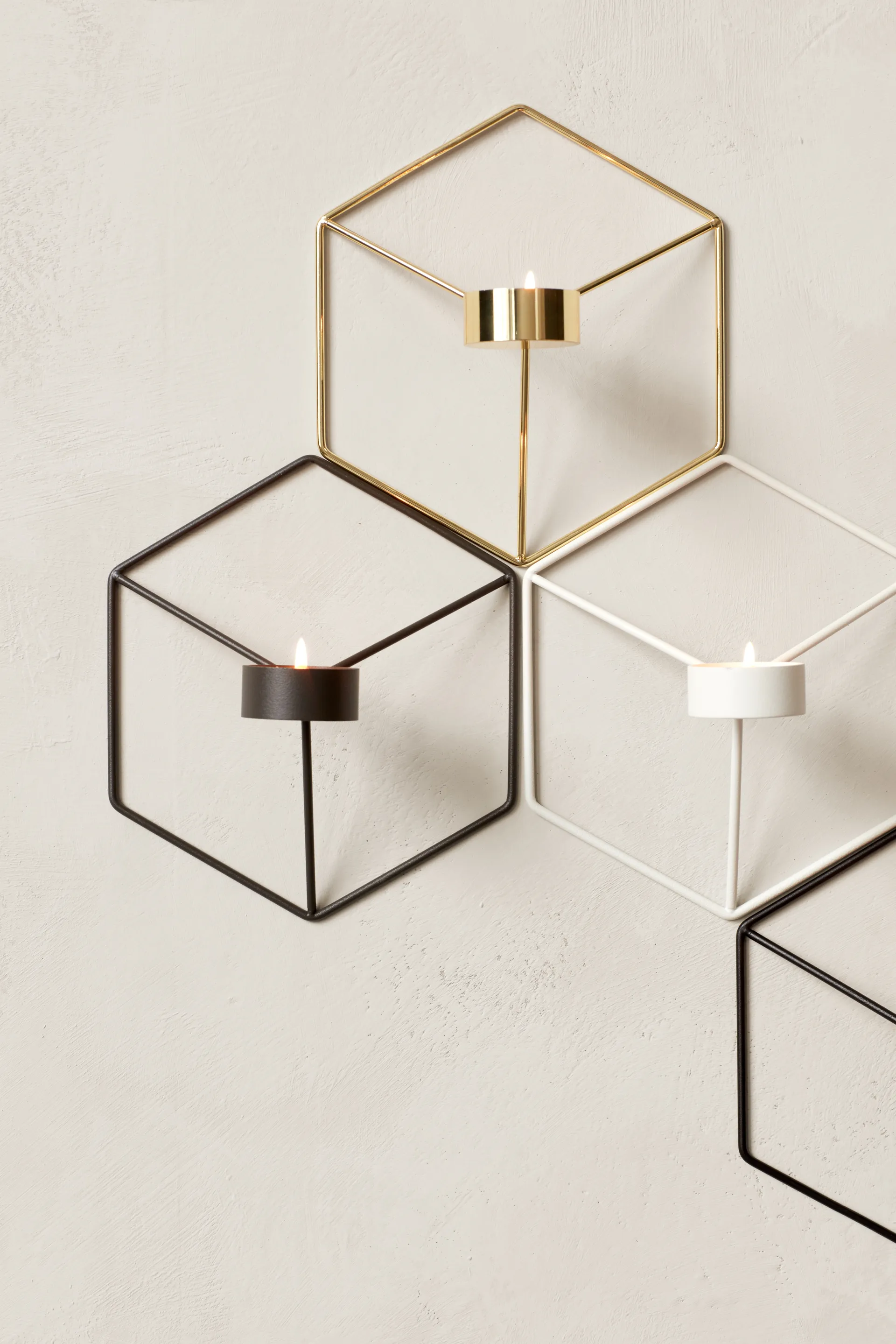 POV kynttilänjalka seinä, musta Audo Copenhagen