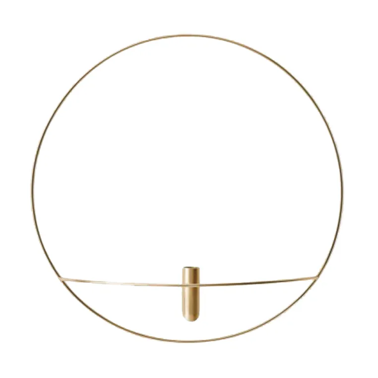 POV ympyrä iso maljakko, messinki Audo Copenhagen