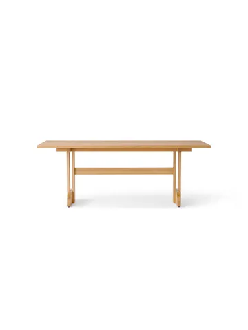 Puffin Dining Table tammiviilu Natural - Luonnollinen tammenviilu, 200x95 cm - Audo Copenhagen