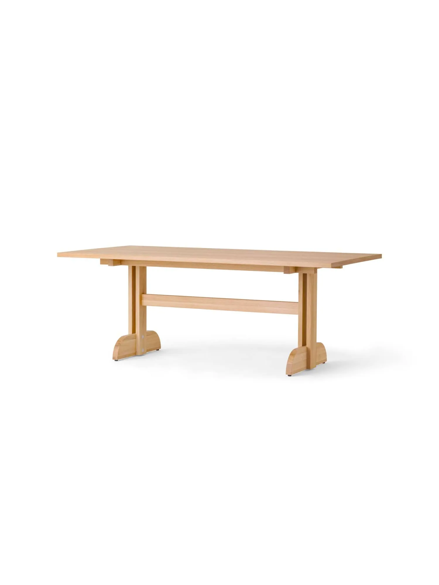 Puffin Dining Table tammiviilu Natural, Luonnollinen tammenviilu, 200x95 cm Audo Copenhagen