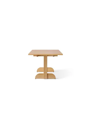 Puffin Dining Table tammiviilu Natural - Luonnollinen tammenviilu, 200x95 cm - Audo Copenhagen