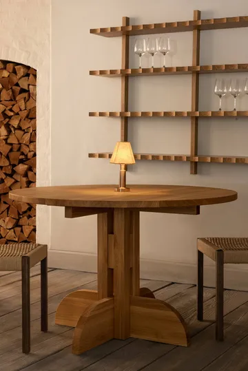 Puffin ruokapöytä Oak Solid Natural - Luonnollinen tammi, Ø120 cm - Audo Copenhagen