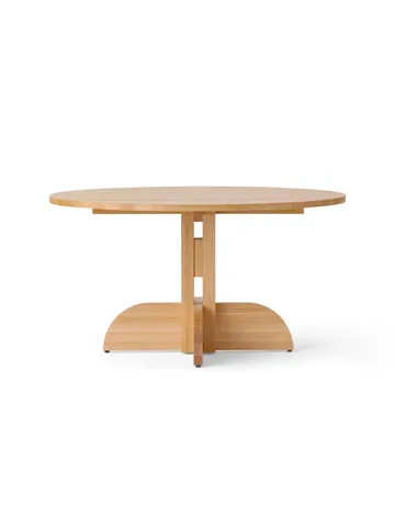 Puffin ruokapöytä Oak Solid Natural - Luonnollinen tammi, Ø140 cm - Audo Copenhagen