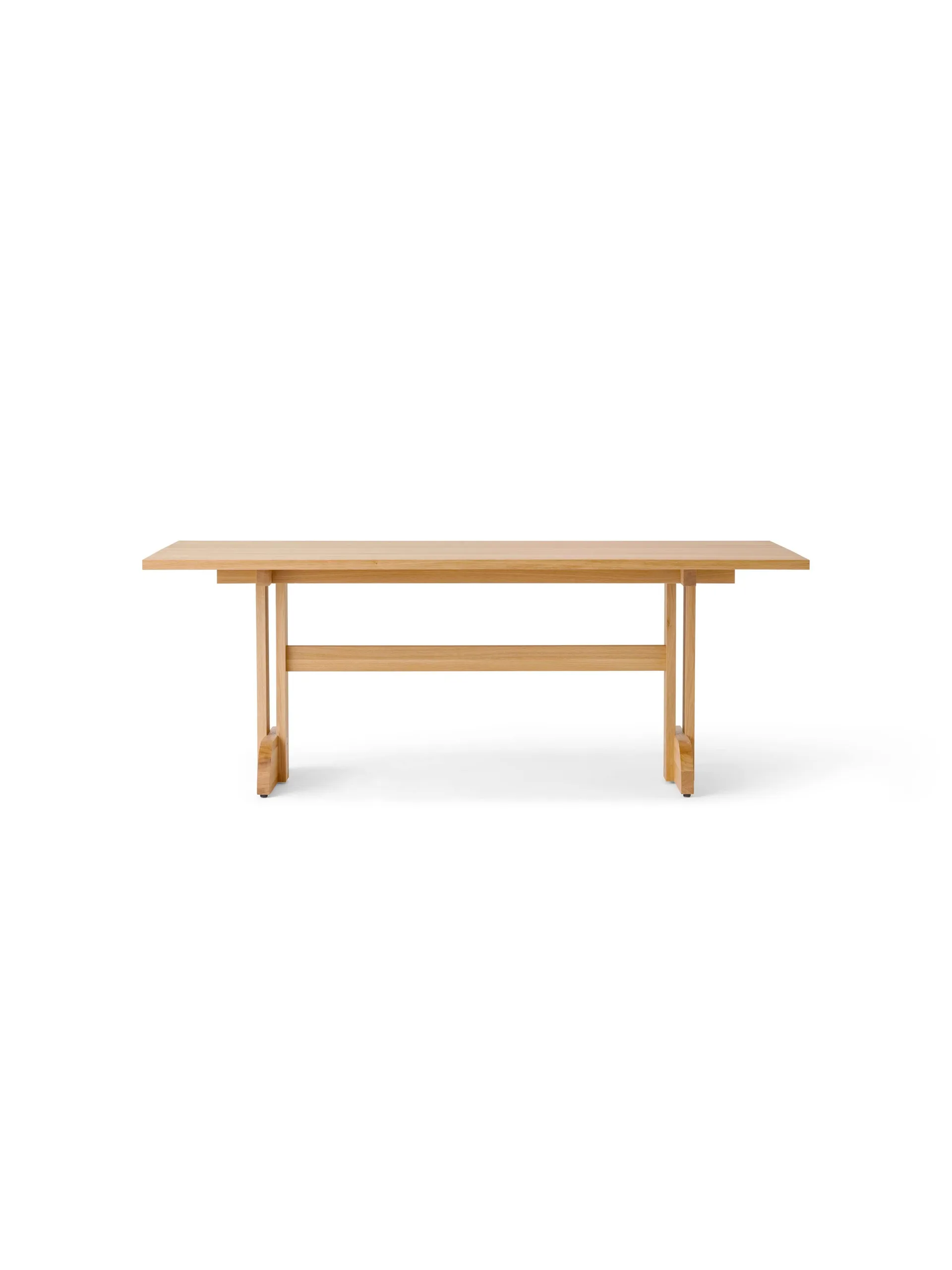 Puffin ruokapöytä Oak Solid Natural, Luonnollinen tammi, 200x95 cm Audo Copenhagen