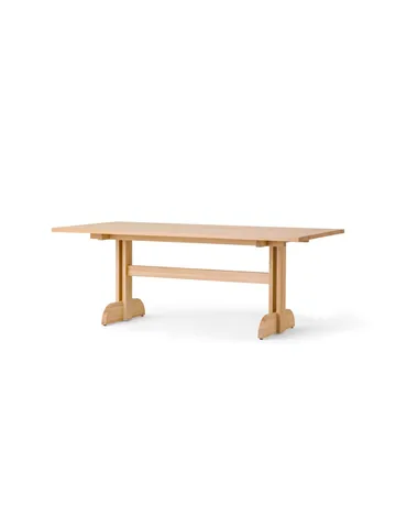 Puffin ruokapöytä Oak Solid Natural - Luonnollinen tammi, 200x95 cm - Audo Copenhagen
