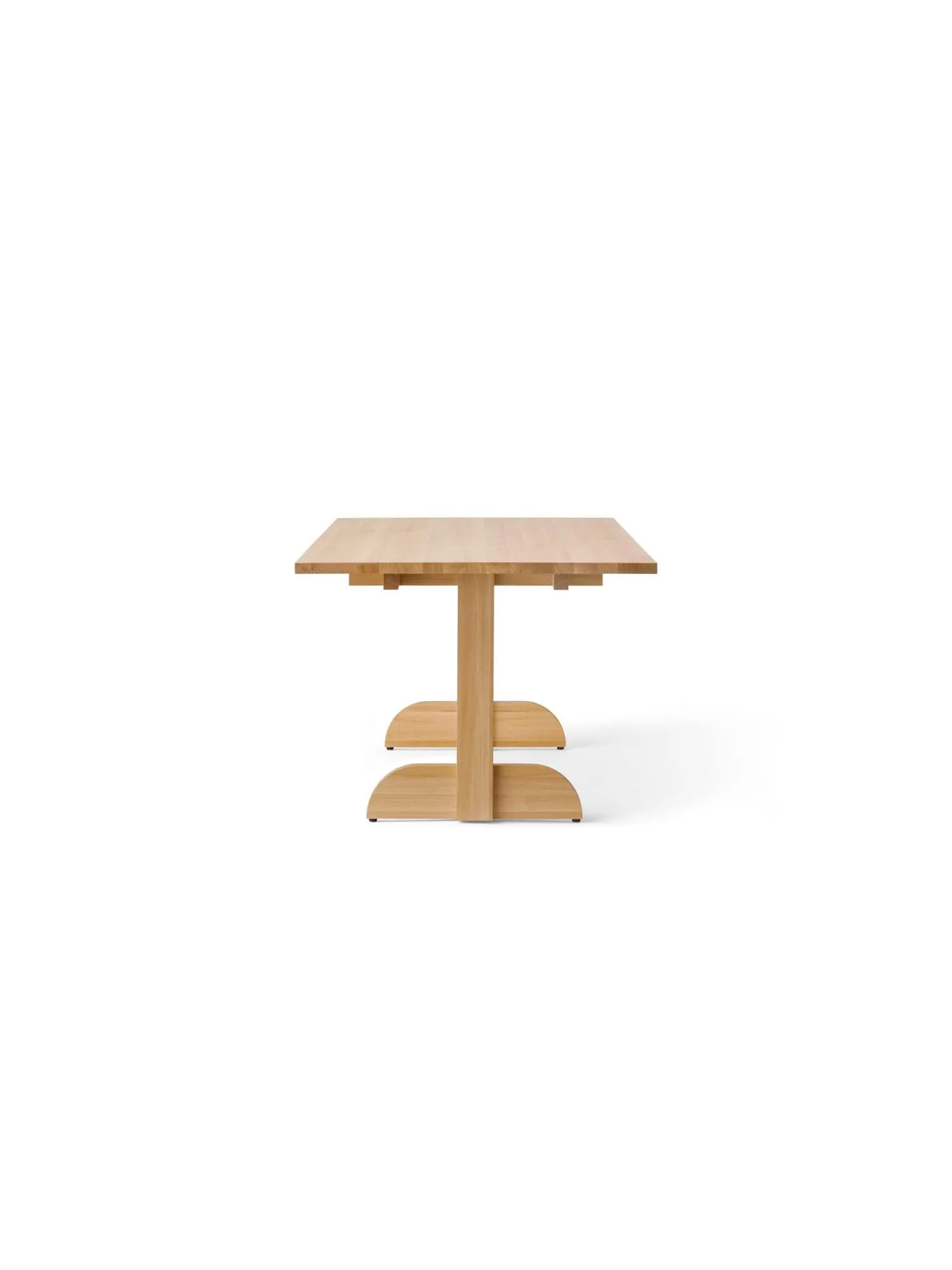 Puffin ruokapöytä Oak Solid Natural, Luonnollinen tammi, 200x95 cm Audo Copenhagen
