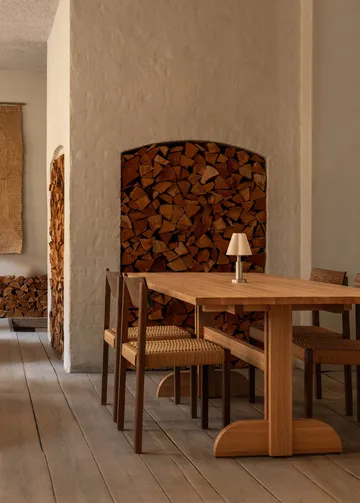 Puffin ruokapöytä Oak Solid Natural - Luonnollinen tammi, 200x95 cm - Audo Copenhagen