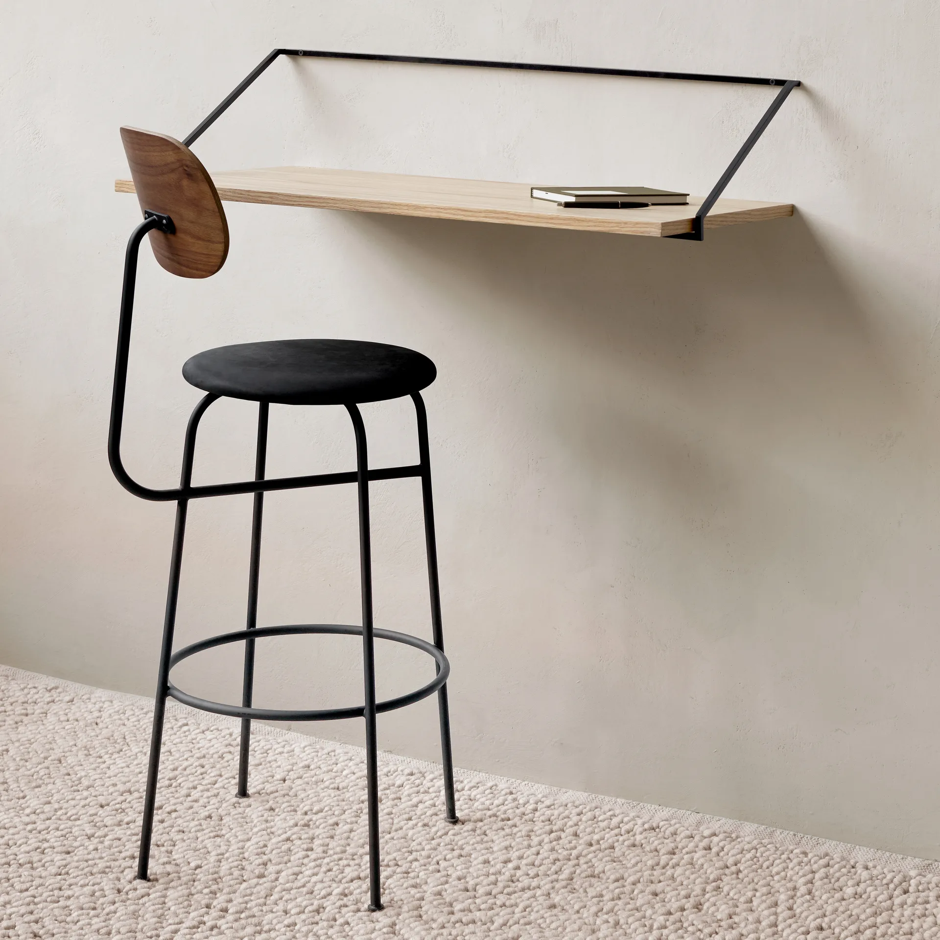 Rail kirjoituspöytä/hylly, Tammi Audo Copenhagen