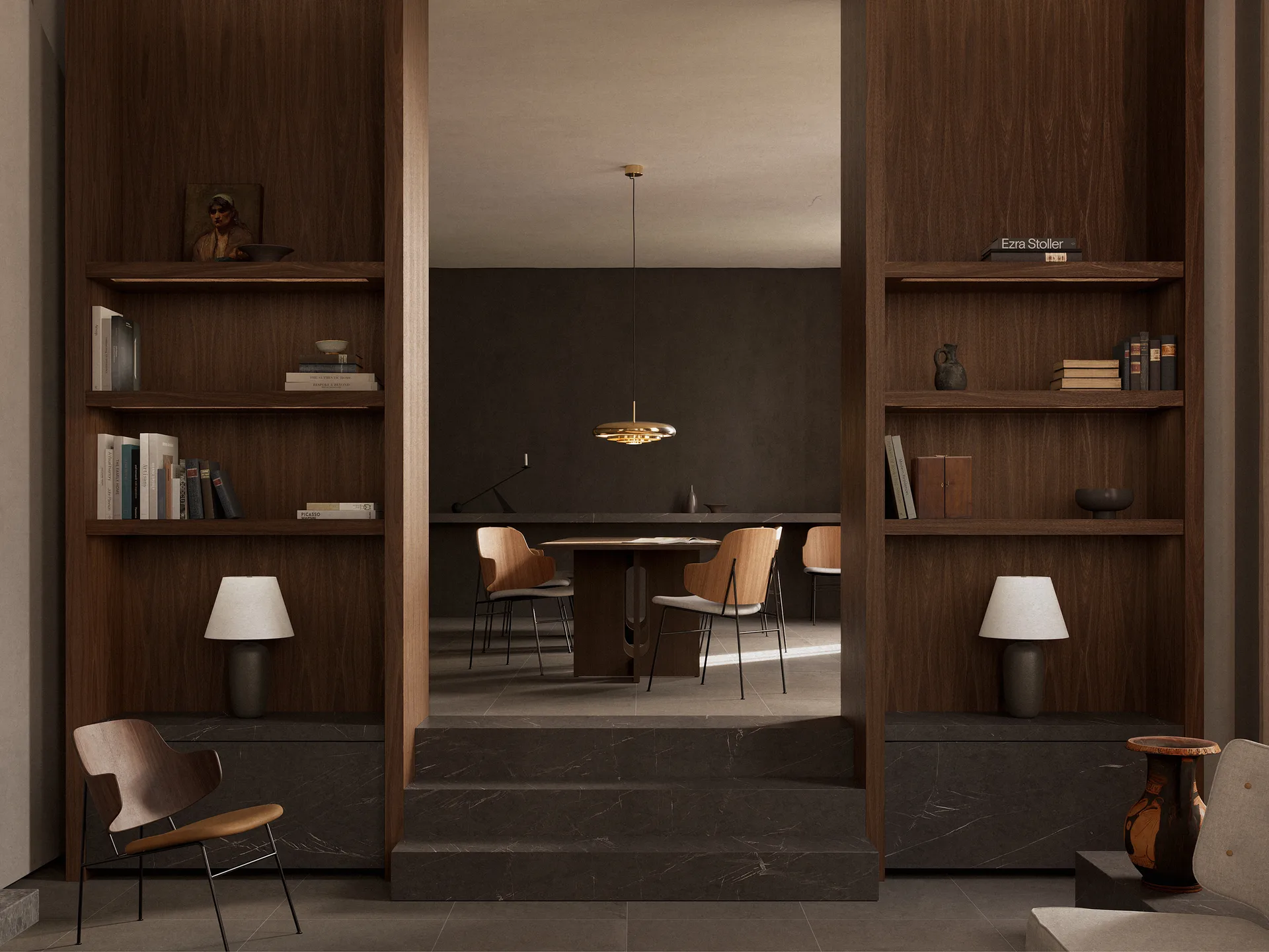 Resonant riippuvalaisin Ø 53 cm, Messinki Audo Copenhagen