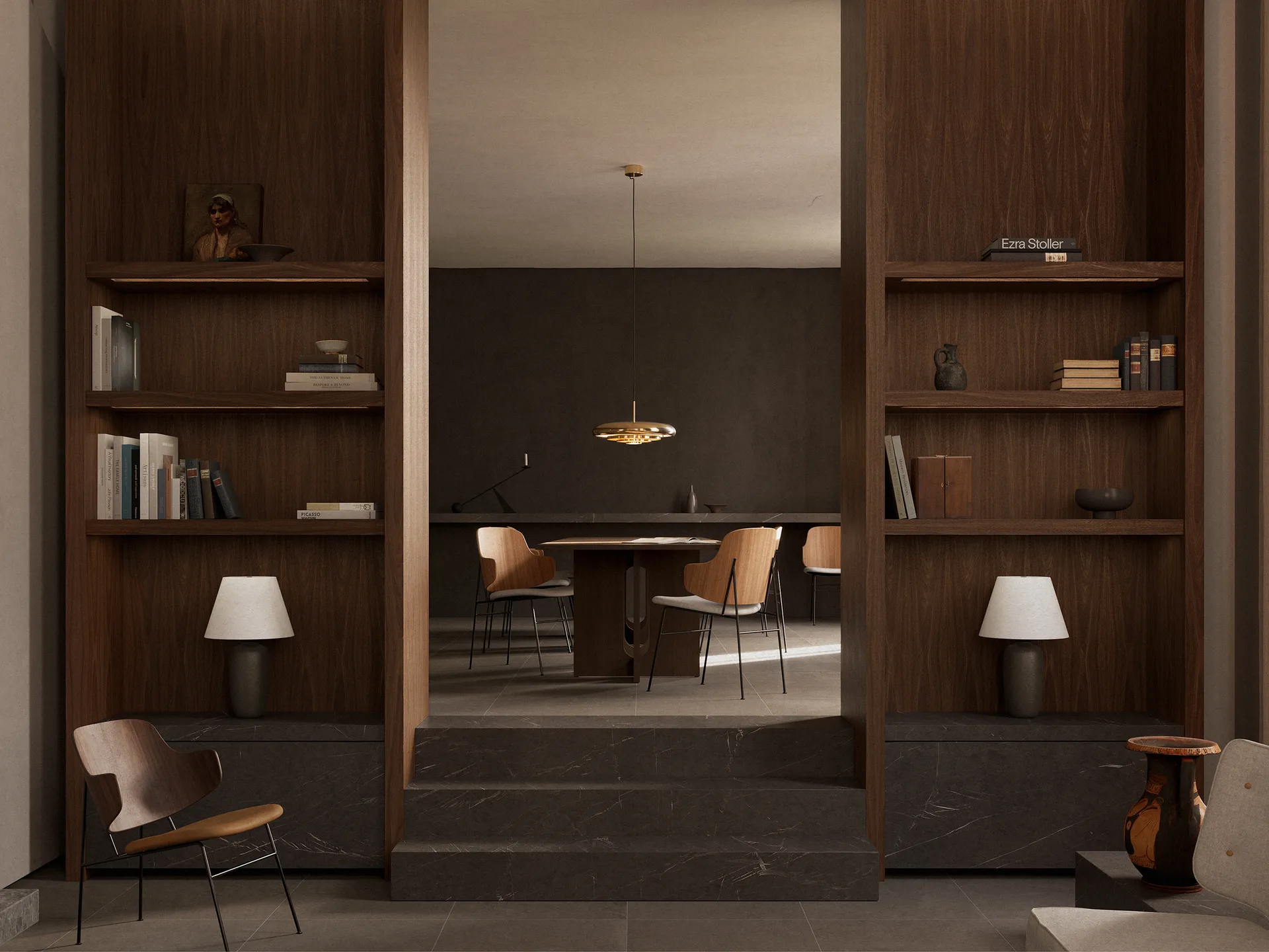 Resonant riippuvalaisin Ø 53 cm, Messinki Audo Copenhagen