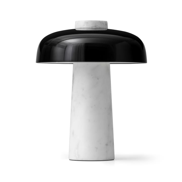 Reverse pöytävalaisin 30 cm - Carrara-black - Audo Copenhagen