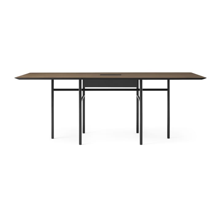 Snaregade Conference table kokouspöytä - Musta-tummaksi petsattu tammi 90 x 200 cm - Audo Copenhagen