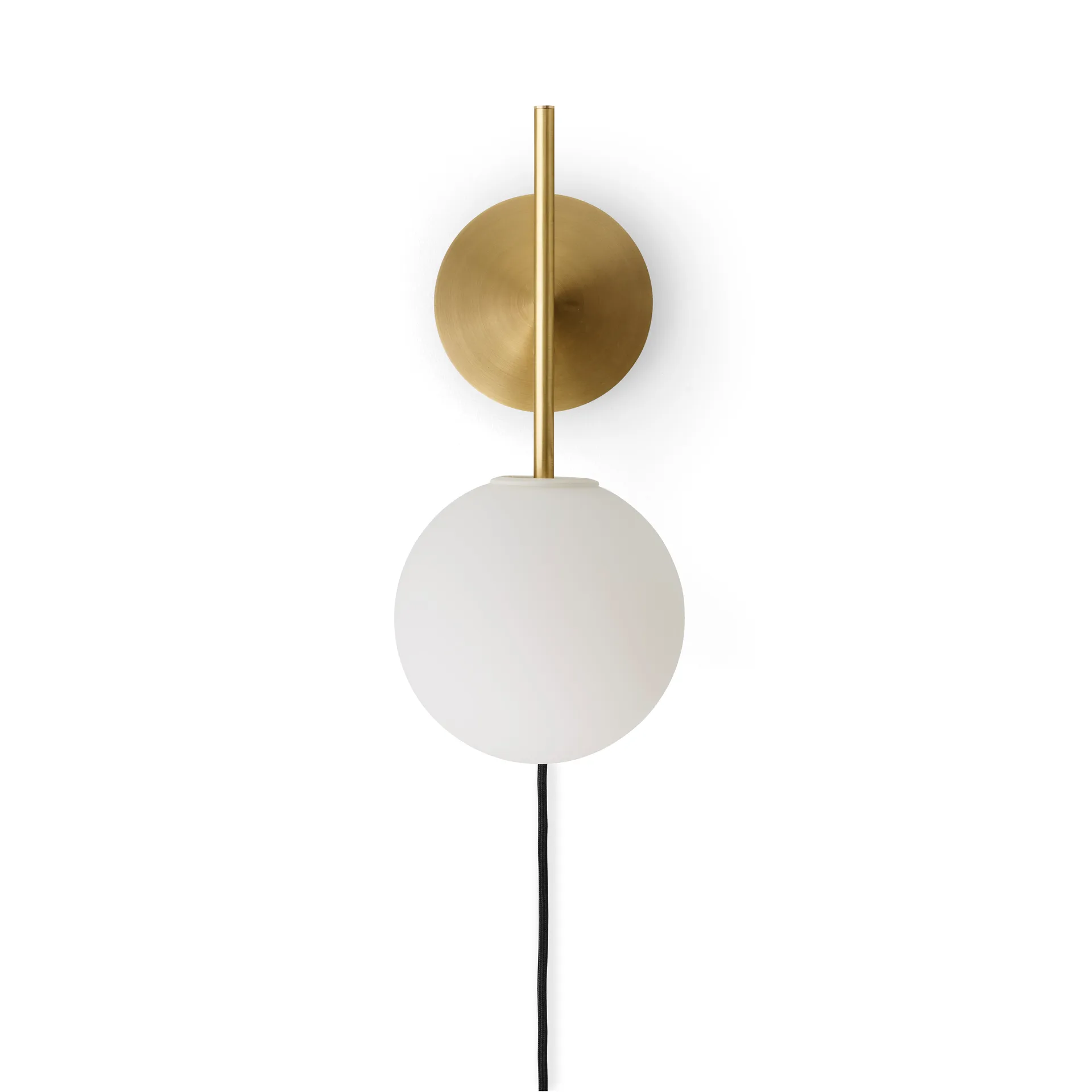 TR Bulb Suspended seinävalaisin, Brushed brass Audo Copenhagen