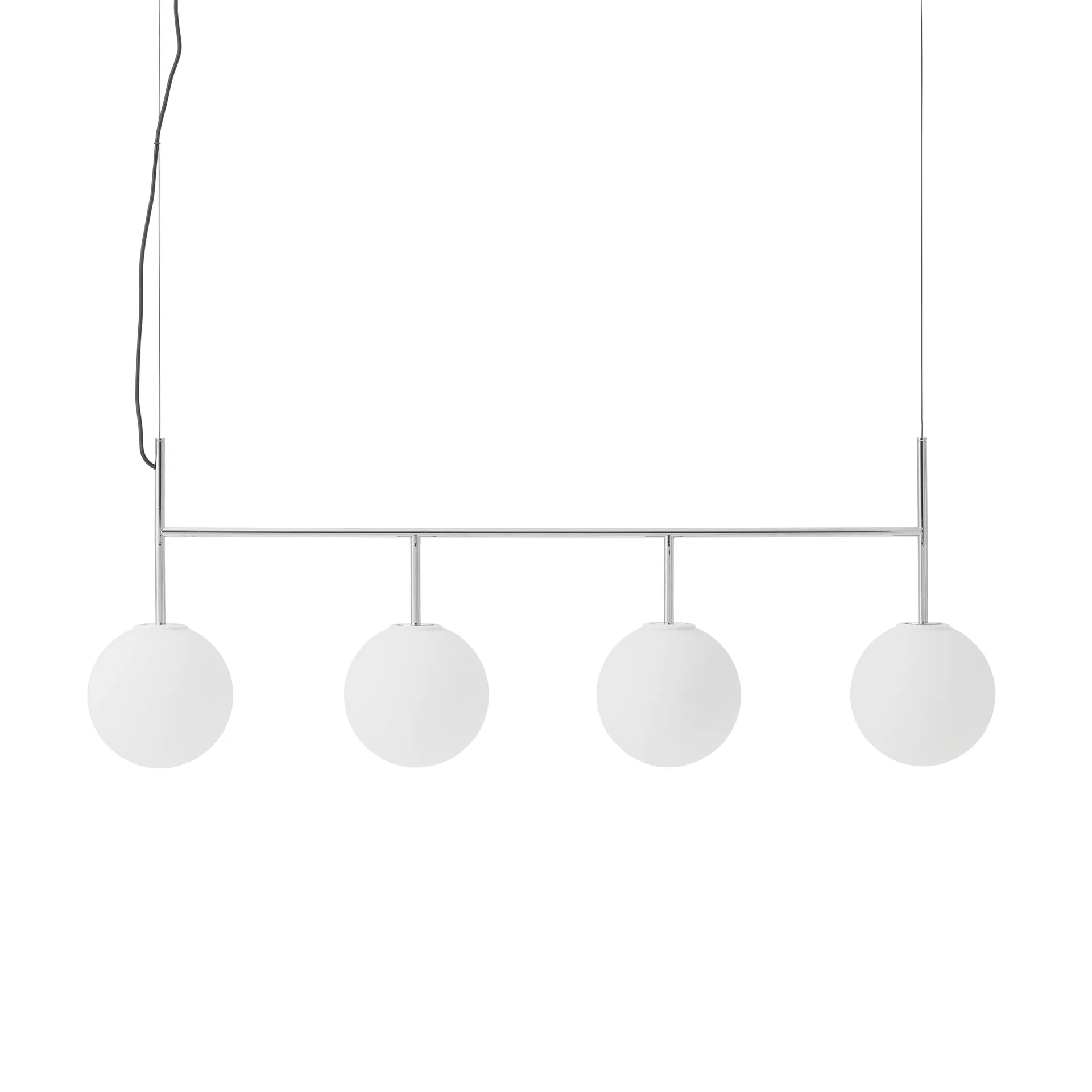 TR rail kattovalaisin, Polished steel Audo Copenhagen