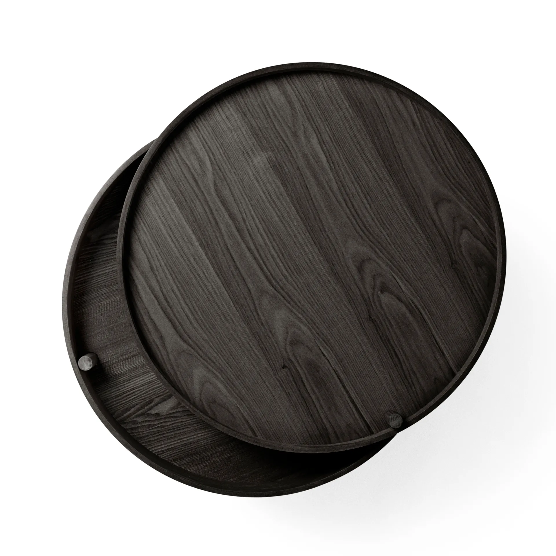 Turning pöytä, mustapetsattu saarni-messinki Audo Copenhagen