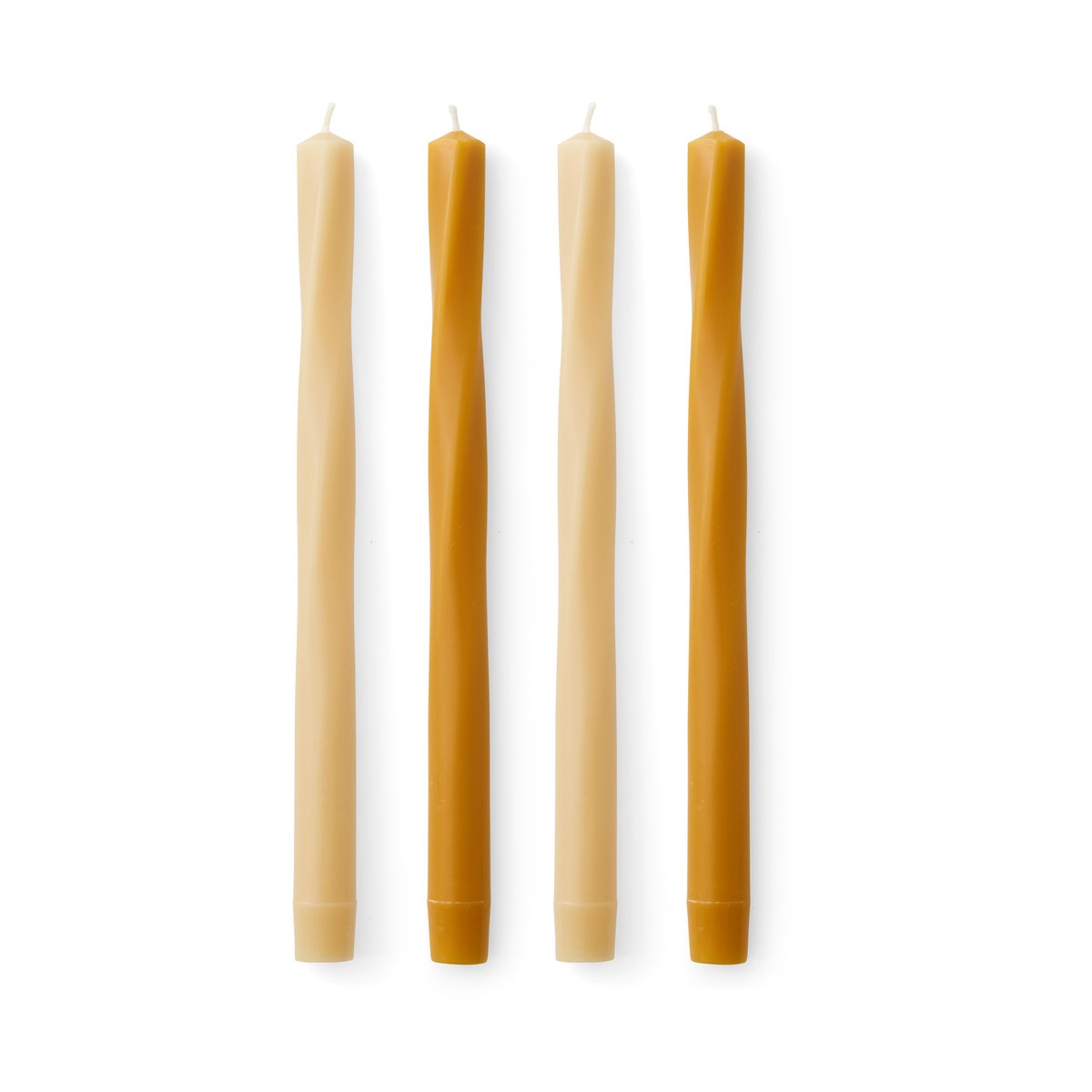 Audo Copenhagen Twist kynttilä 30 cm 4-pakkaus Warm