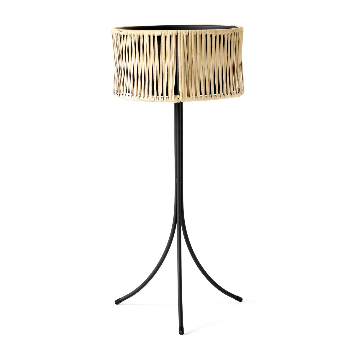 Audo Copenhagen Umanoff kasvien kukkalaatikko rottinki-teräs k69 cm 36,5 cm