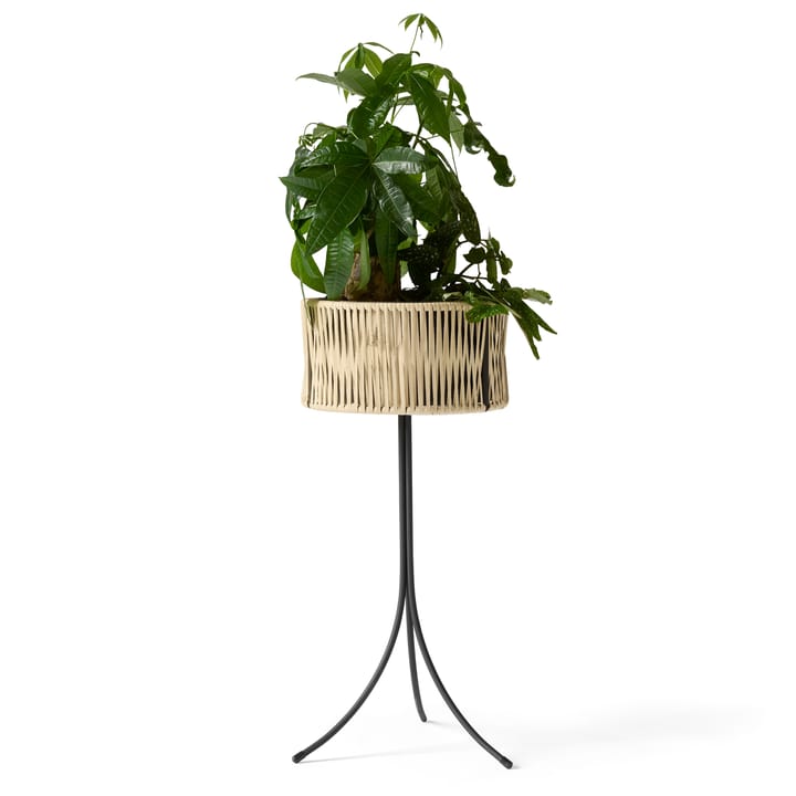 Umanoff kasvien kukkalaatikko rottinki-teräs, k69 cm Ø36,5 cm Audo Copenhagen