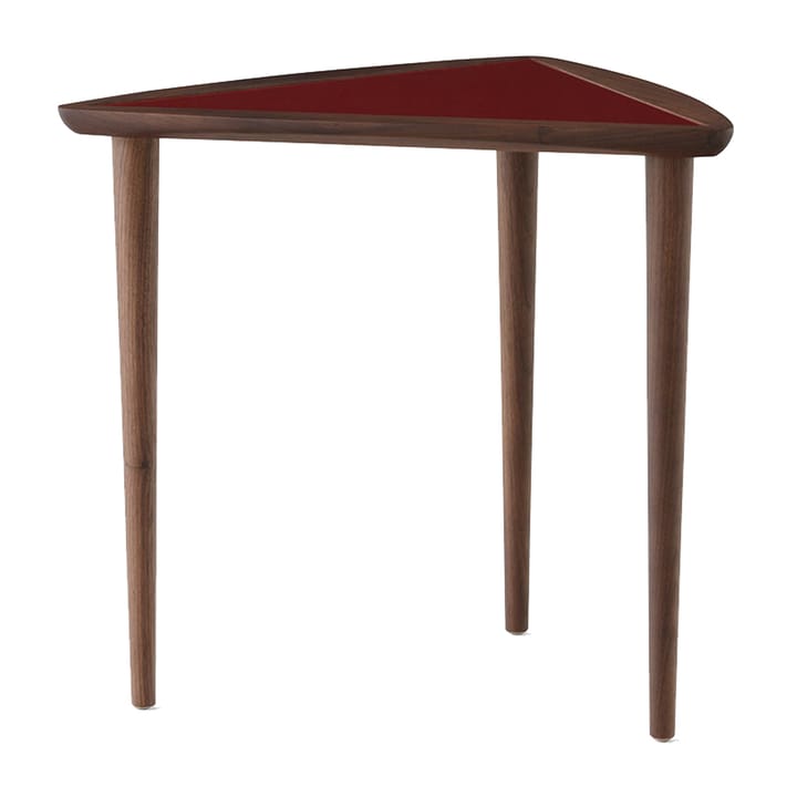 Umanoff nesting side table - Walnut-burgundy - Audo Copenhagen