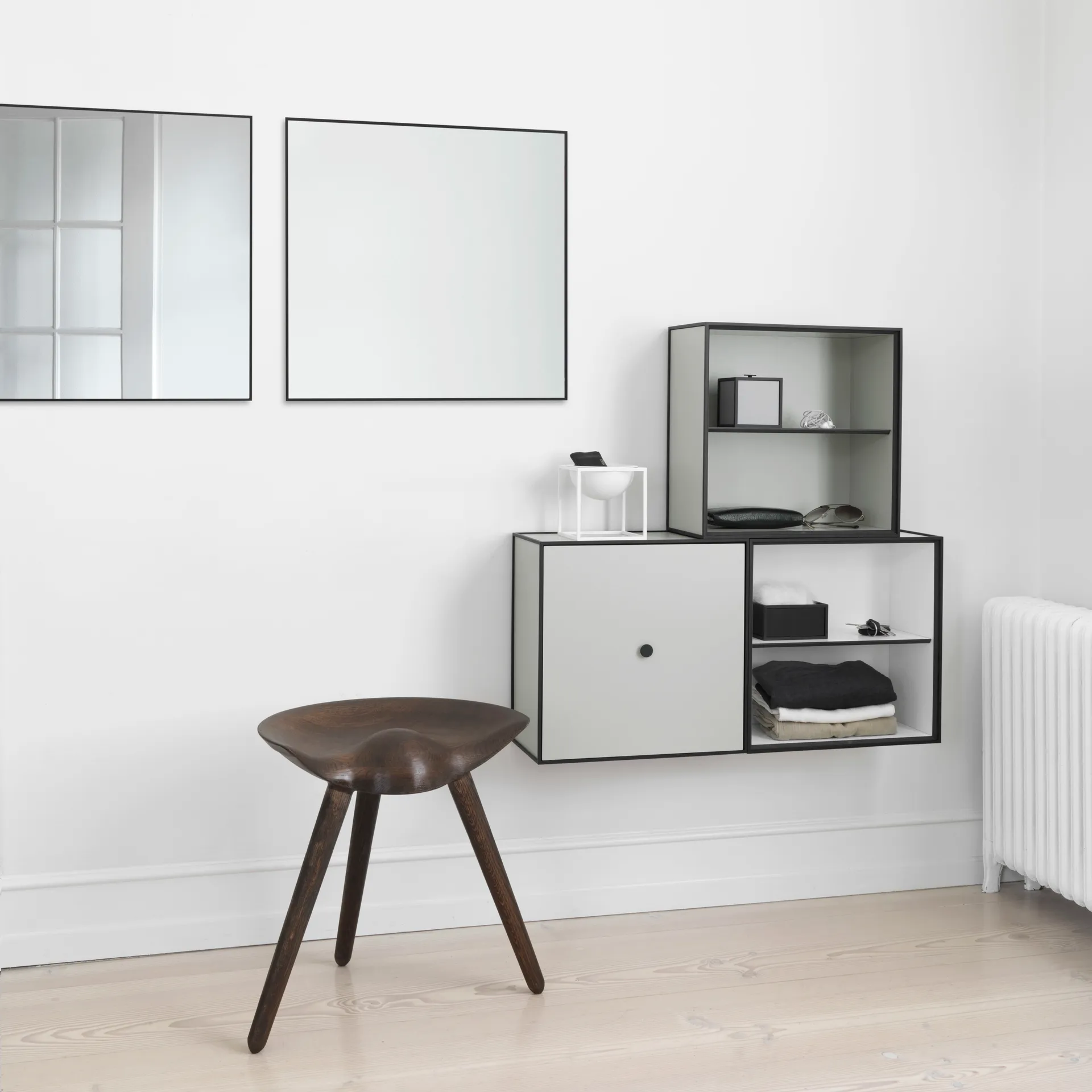 View peili, 56 x 56 cm, musta Audo Copenhagen