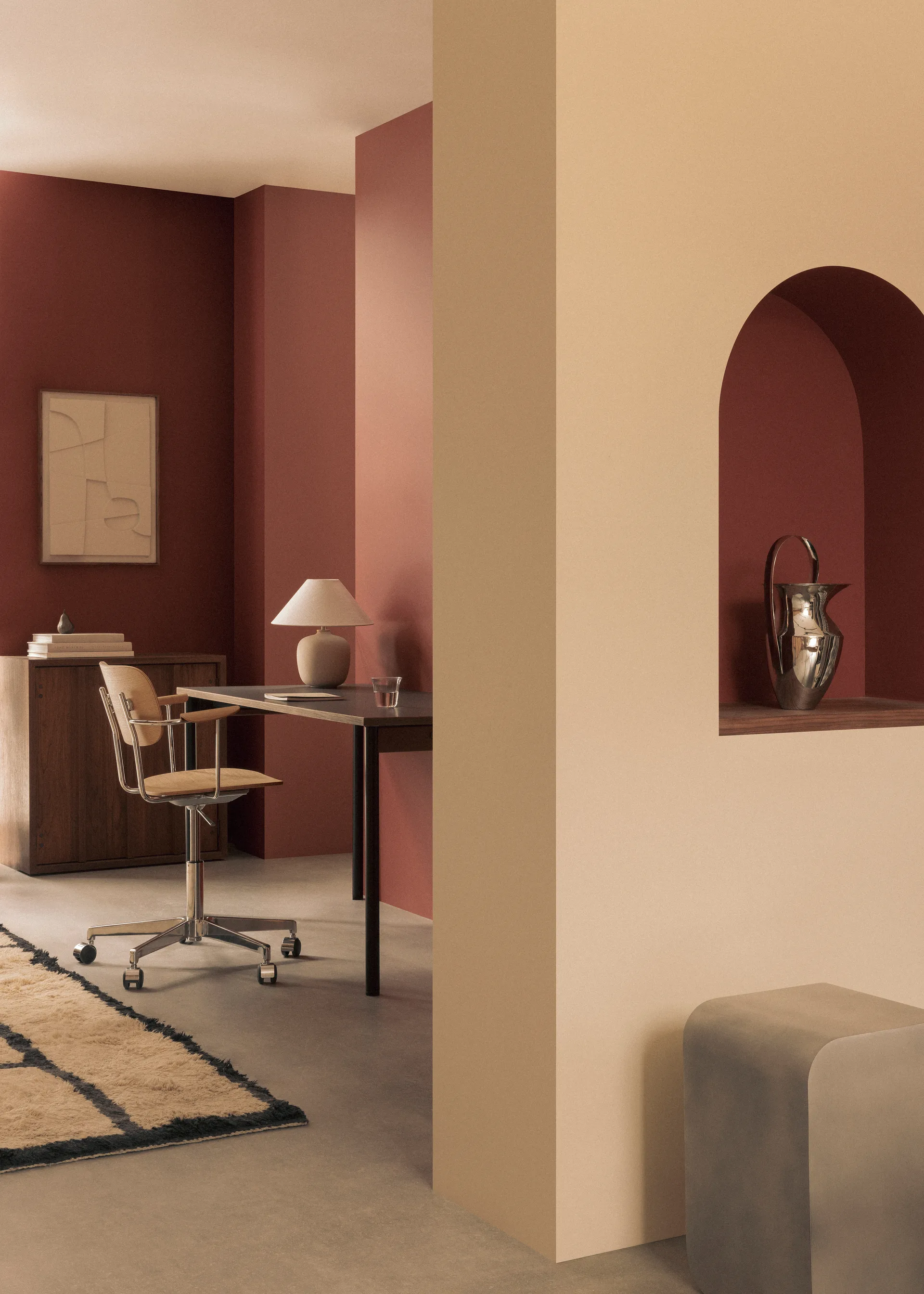 Volume sivupöytä, Aluminium Audo Copenhagen