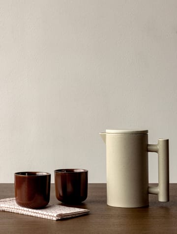 Yana kahvikannu 1 litra - Grey glazed - Audo Copenhagen
