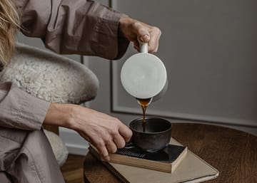 Yana kahvikannu 1 litra - Grey glazed - Audo Copenhagen