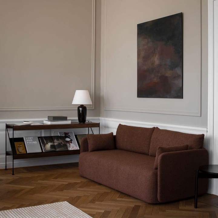 Zet hyllyjärjestelmä, Natural oak, 1x3, black steel base Audo Copenhagen