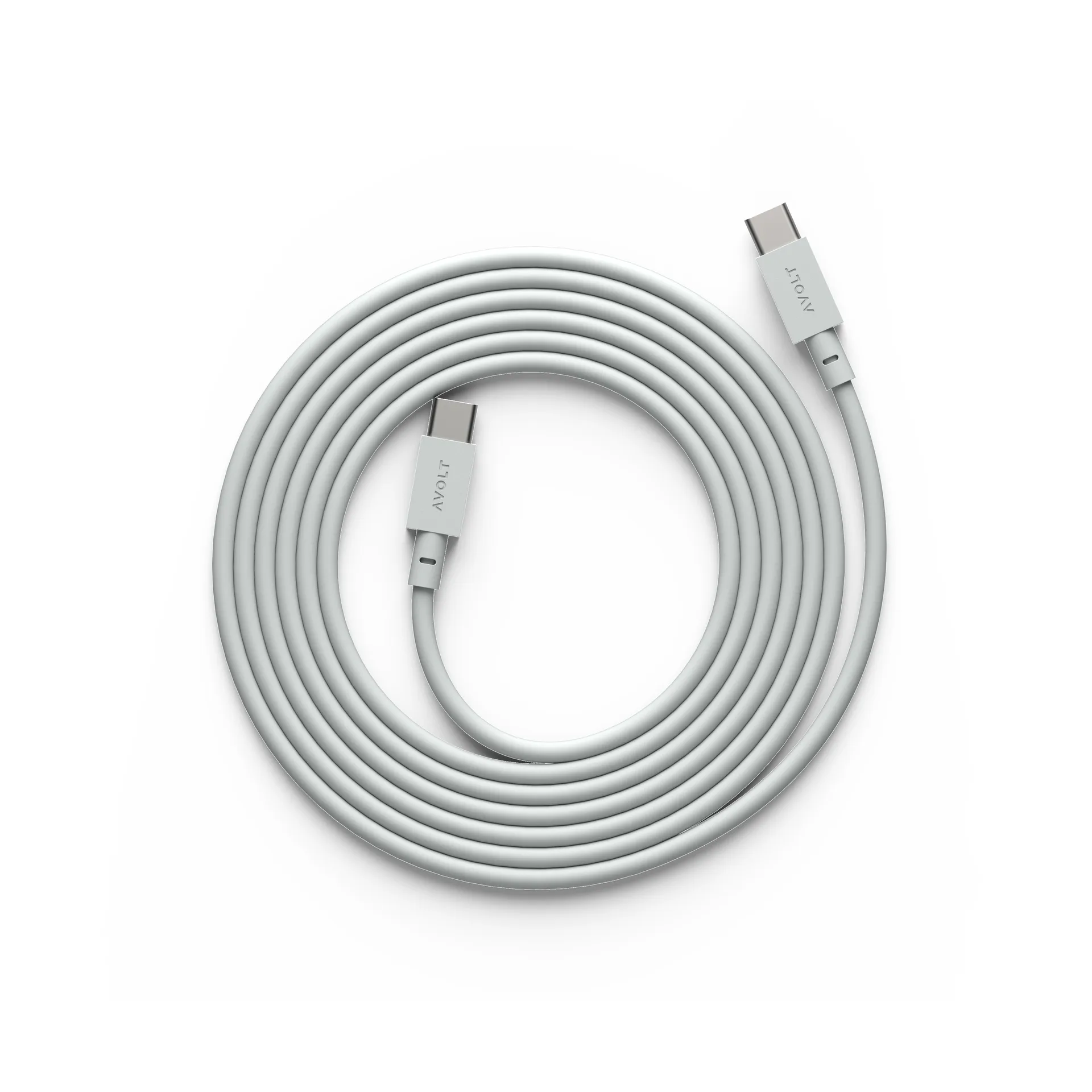Cable 1 USB-C - USB-C latauskaapeliin 2 m, Gotland gray Avolt