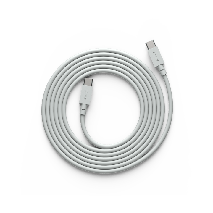 Cable 1 USB-C - USB-C latauskaapeliin 2 m - Gotland gray - Avolt