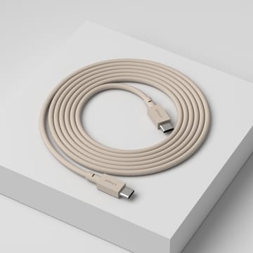 Cable 1 USB-C - USB-C latauskaapeliin 2 m - Nomad sand - Avolt