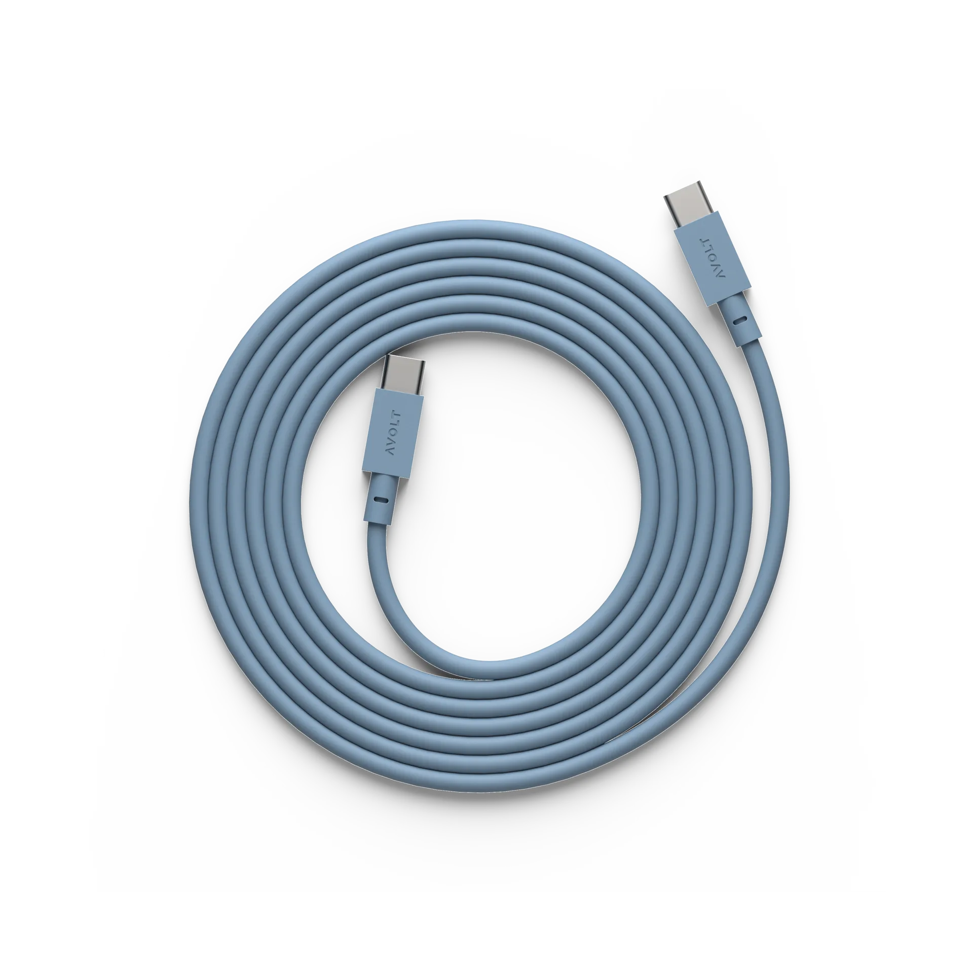 Cable 1 USB-C - USB-C latauskaapeliin 2 m, Shark blue Avolt