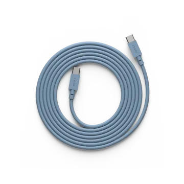 Cable 1 USB-C - USB-C latauskaapeliin 2 m - Shark blue - Avolt