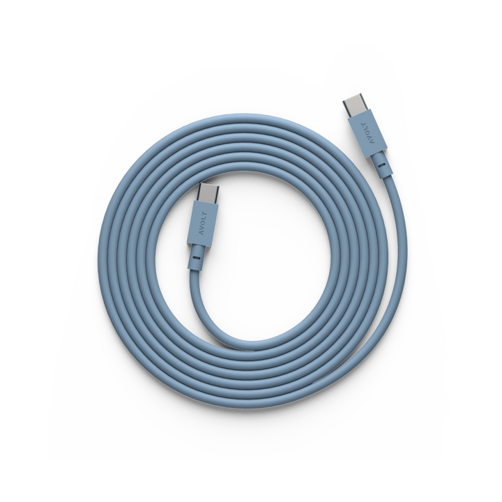 Cable 1 USB-C - USB-C latauskaapeliin 2 m - Shark blue - Avolt