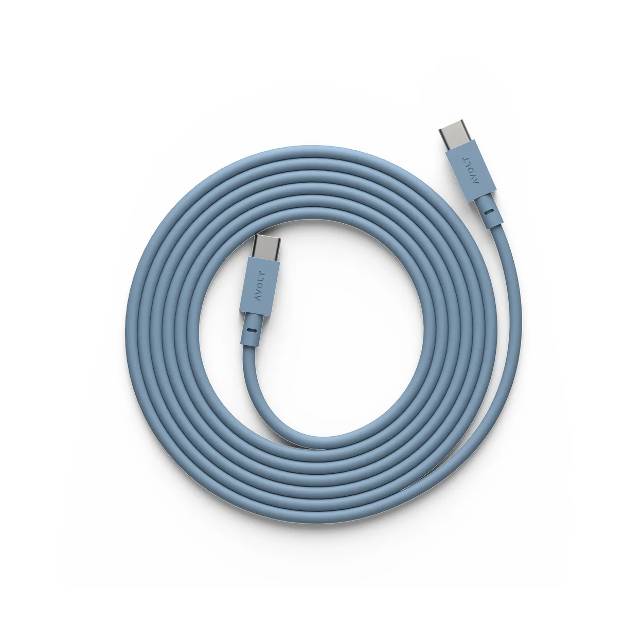Avolt Cable 1 USB-C - USB-C latauskaapeliin 2 m Shark blue