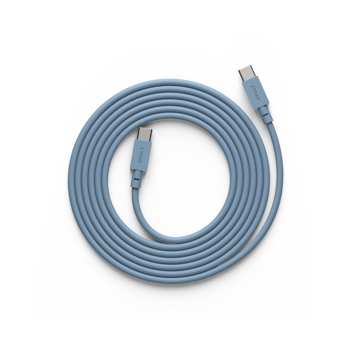 Avolt Cable 1 USB-C – USB-C latauskaapeliin 2 m Shark blue