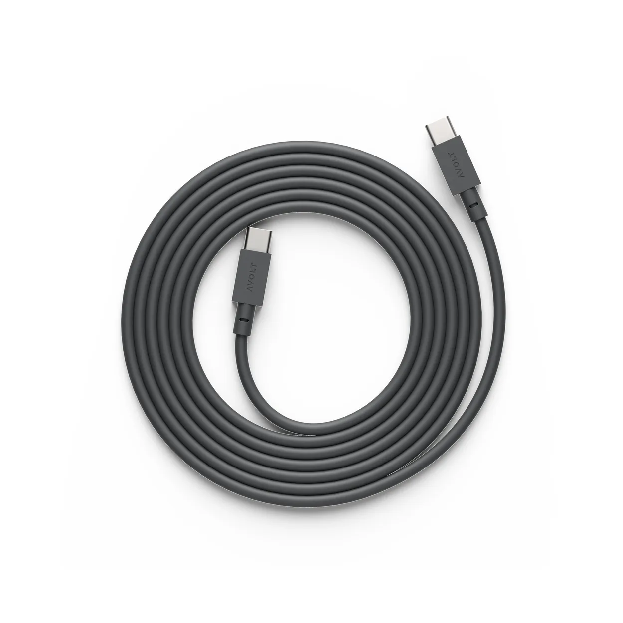 Avolt Cable 1 USB-C - USB-C latauskaapeliin 2 m Stockholm black