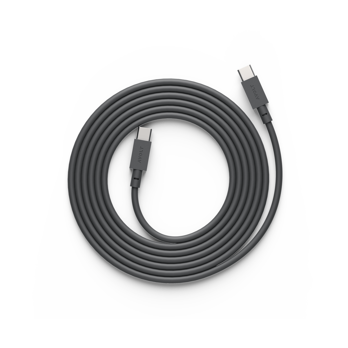 Avolt Cable 1 USB-C – USB-C latauskaapeliin 2 m Stockholm black