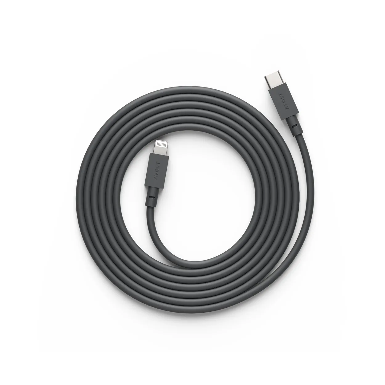 Avolt Kaapeli 1 USB C Lightning-latauskaapeli 2m Stockholm Black