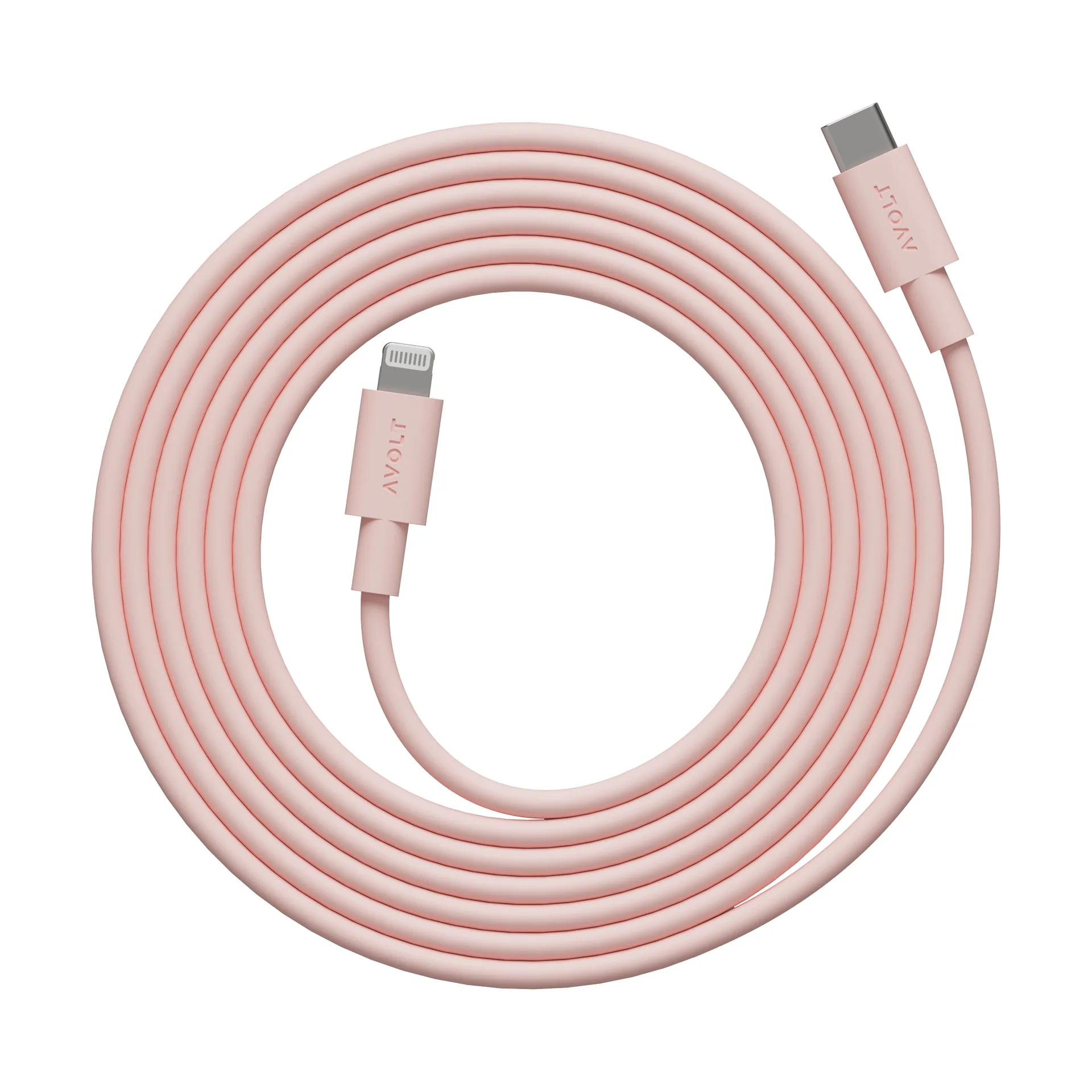 Kaapeli 1 USB C Lightning-latauskaapeli 2m, Uusi Pinkki Avolt