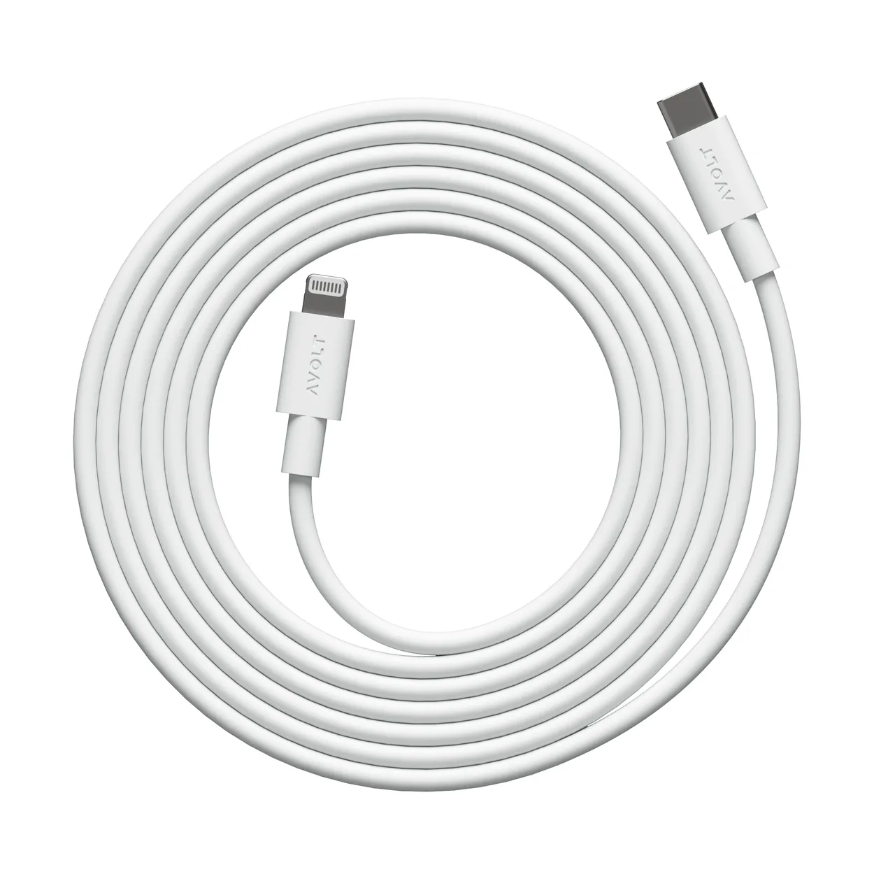 Avolt Kaapeli 1 USB C Lightning-latauskaapeli 2m White Martinelli Luce Edition