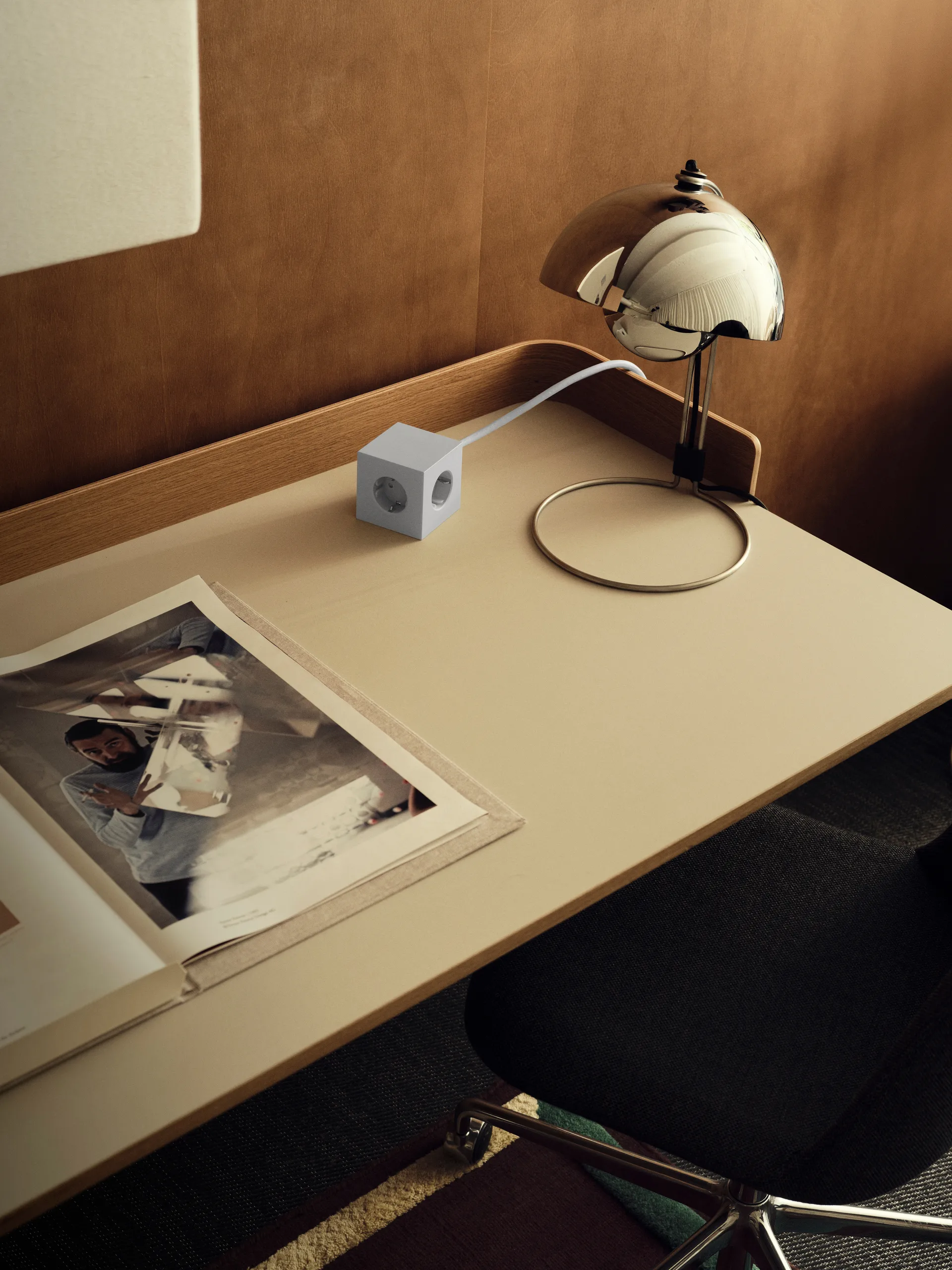 Square 1 pistorasia USB-C 30W 3 m, Gotland harmaa Avolt