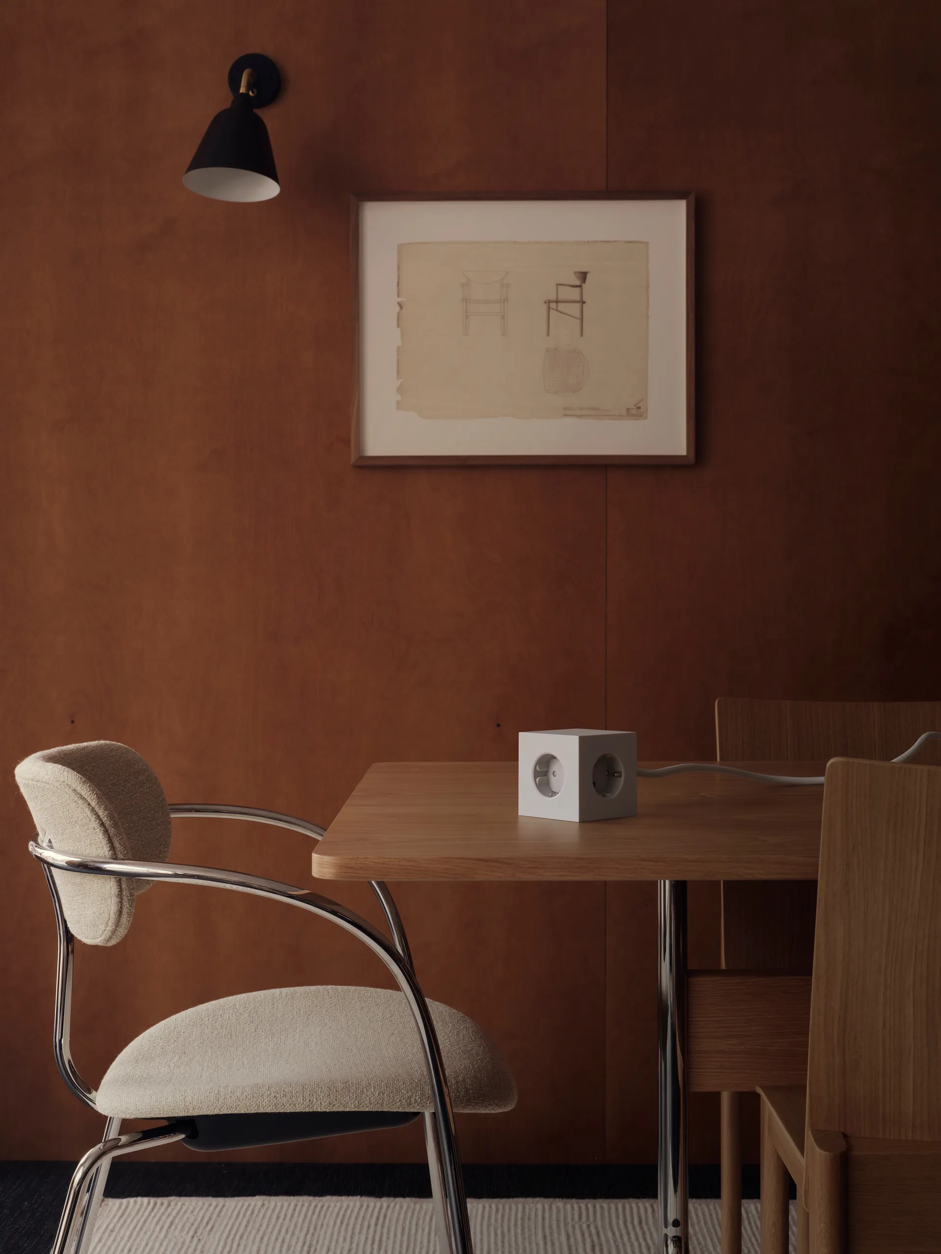 Square 1 pistorasia USB-C 30W 3 m, Gotland harmaa Avolt