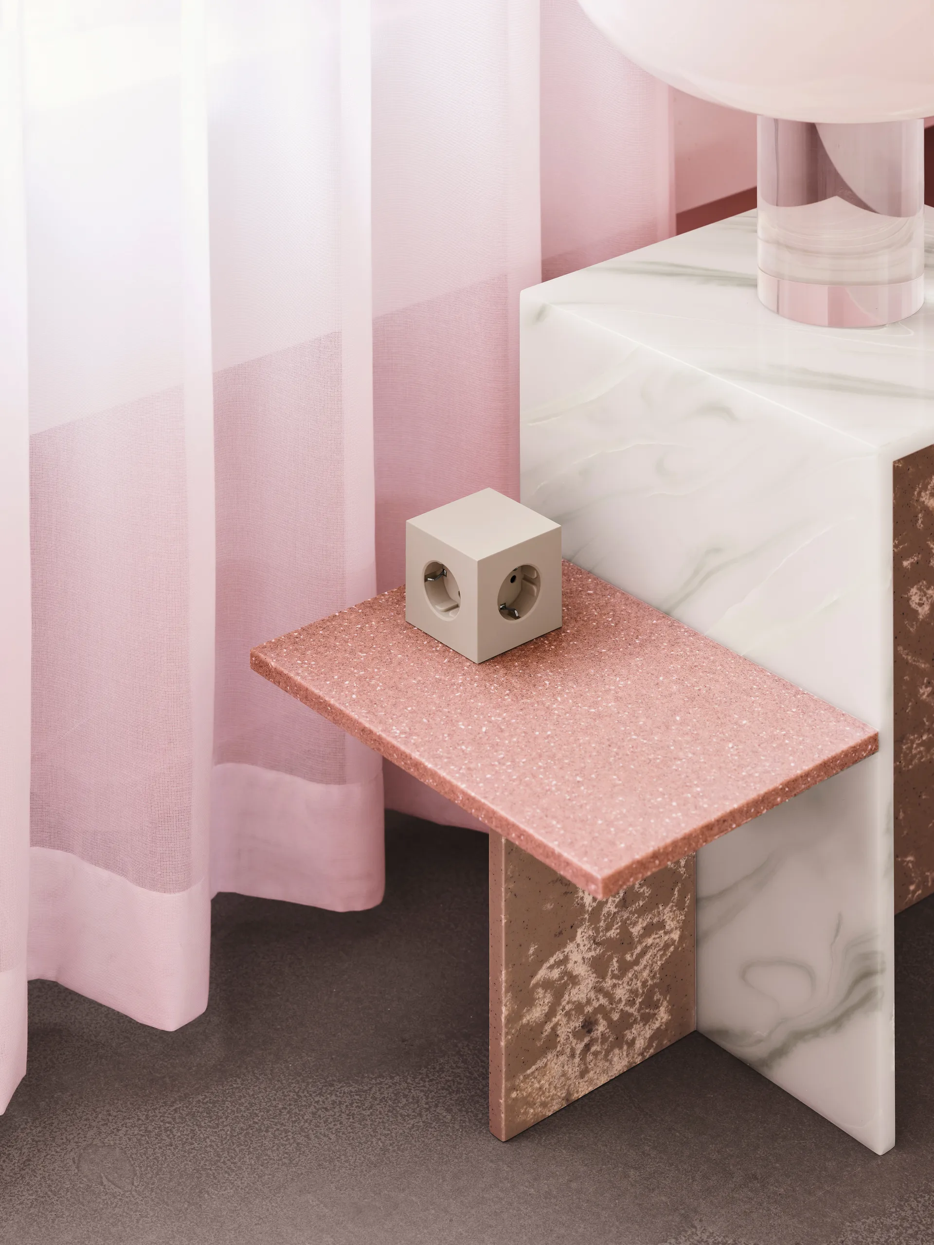 Square 1 pistorasia USB-C 30W 3 m, Nomad Hiekka Avolt