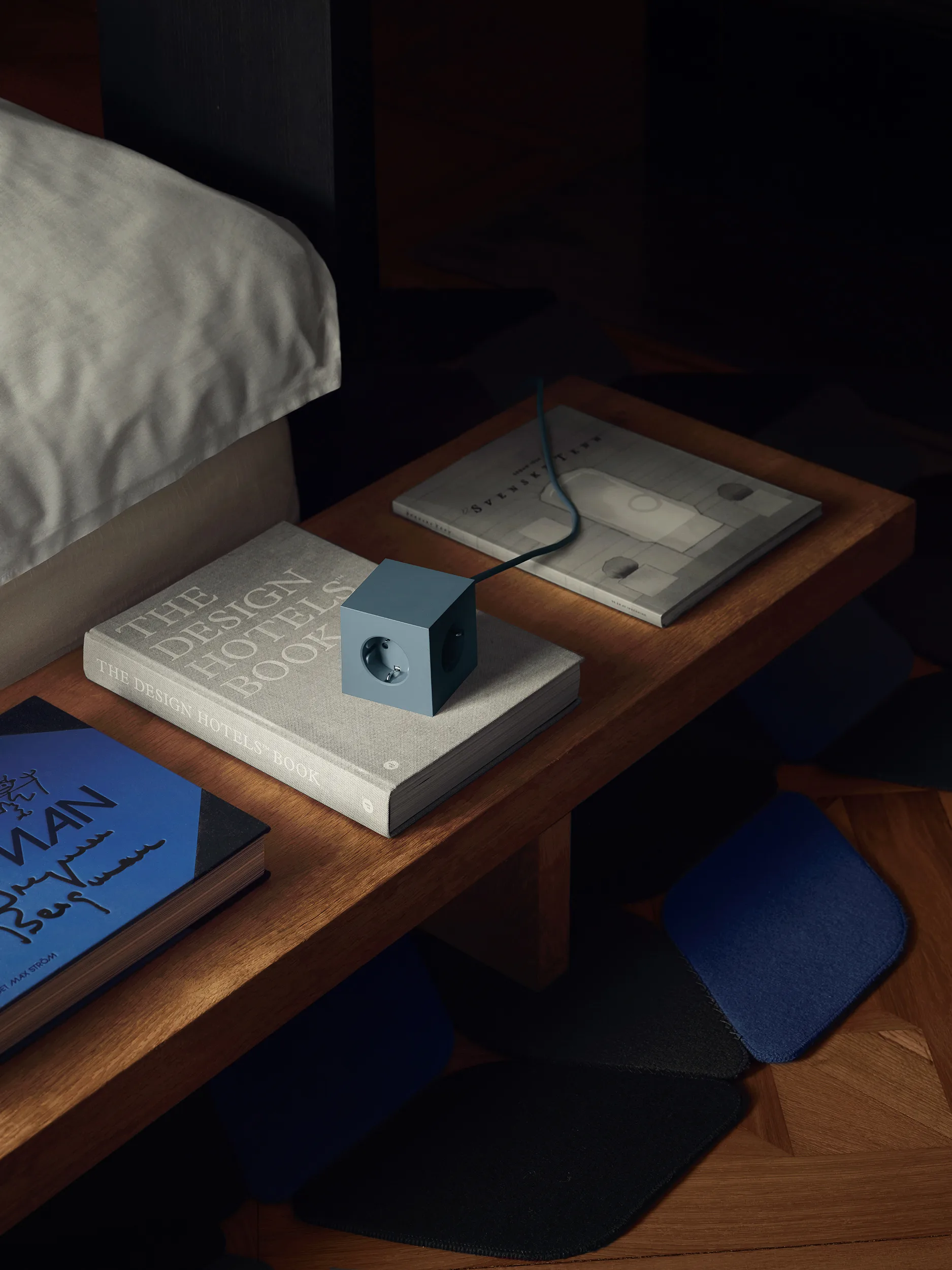 Square 1 pistorasia USB-C 30W 3 m, Shark Blue Avolt